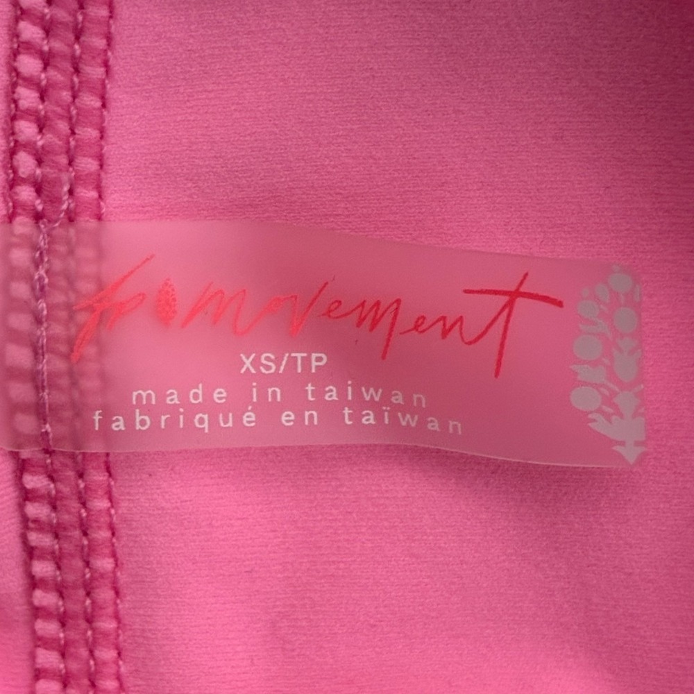 NWT FP Movement Never Better Crop Solid Tank Top Pink Lemonade Size XS - Picture 5 of 6
